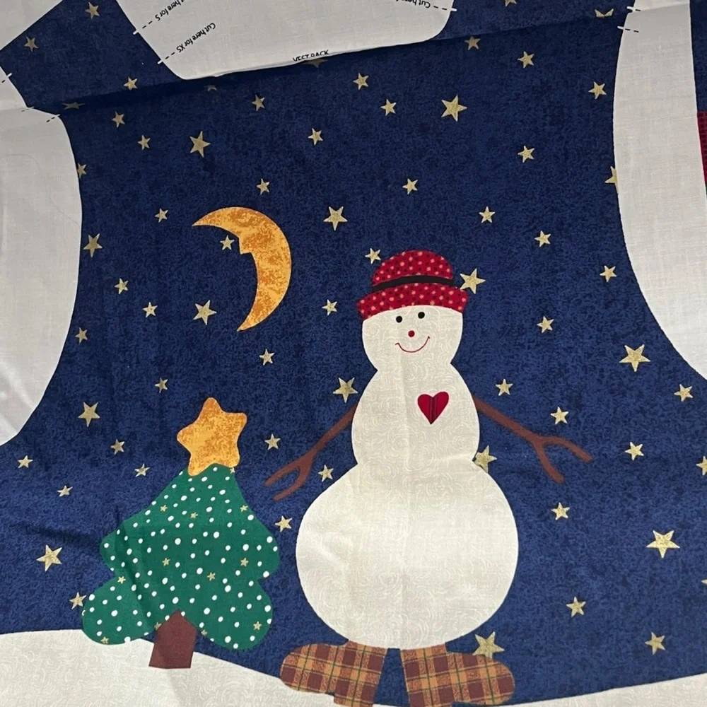 Lot of 5 Fabric Vest Patterns Kids Adult Halloween Christmas Teacher Pet School